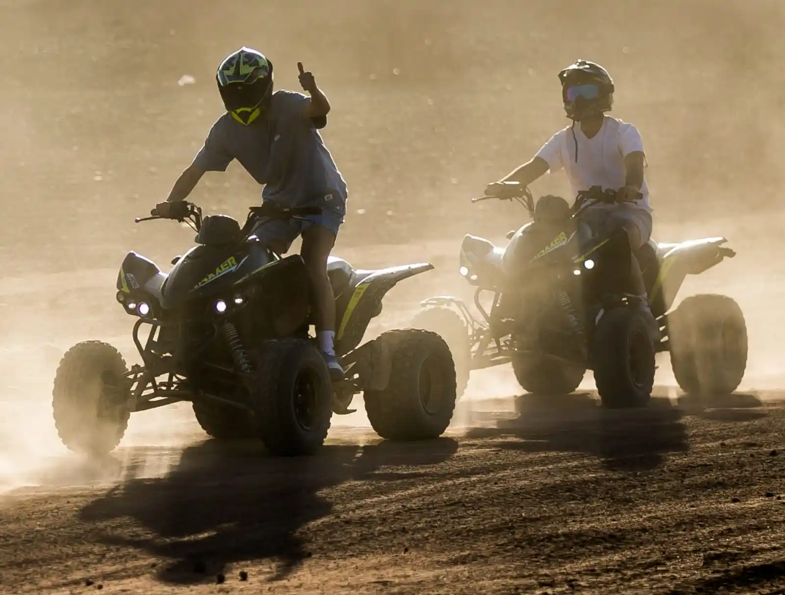 Quads 50cc modernes de Marrakech Desert Quad prêts pour l'excursion